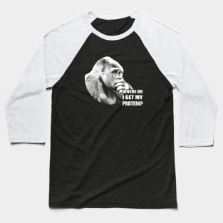 Vegan Gorilla Baseball T-Shirt